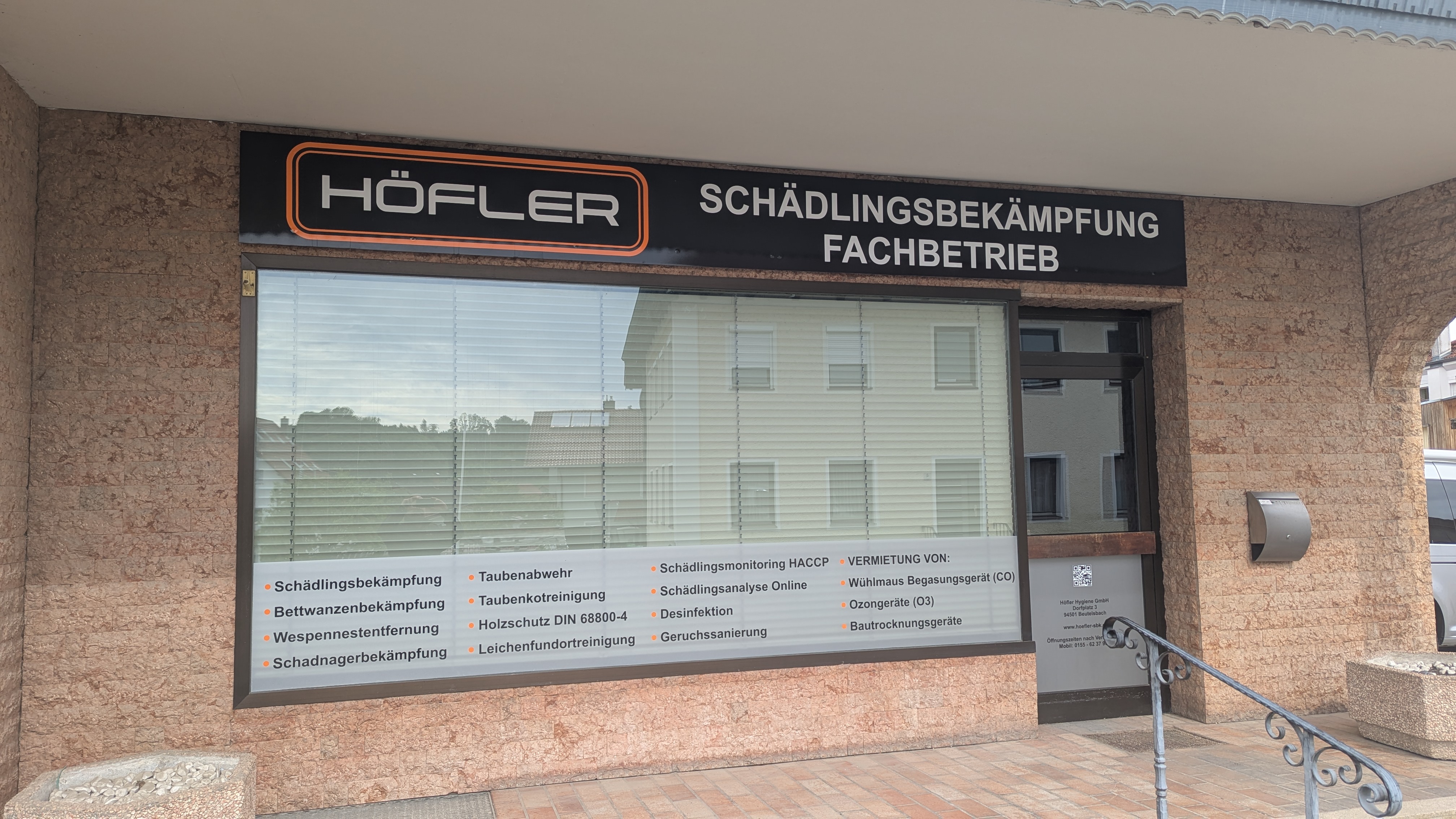 Höfler Schädlingsbekämpfung Firmengebäude